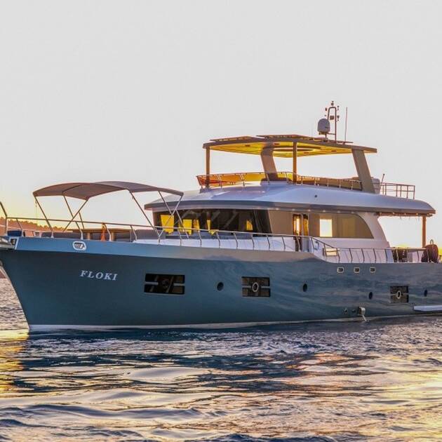 Embrace opulence on the Turkish Riviera aboard Trawler Floki, a majestic gulet ready to whisk you away on an unforgettable yacht charter.