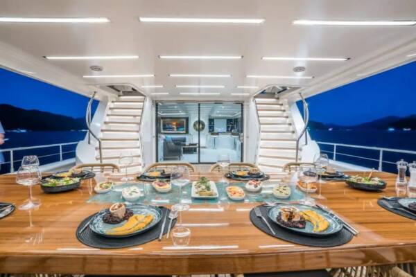 Experience gourmet cuisine prepared by your personal chef, paired with breathtaking sea views. Deep Water elevates your Turkish yachting adventure to new heights of culinary delight