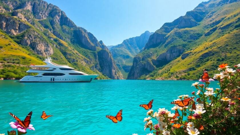 Exploring Fethiye’s Butterfly Valley and Ölüdeniz on a Yacht Charter