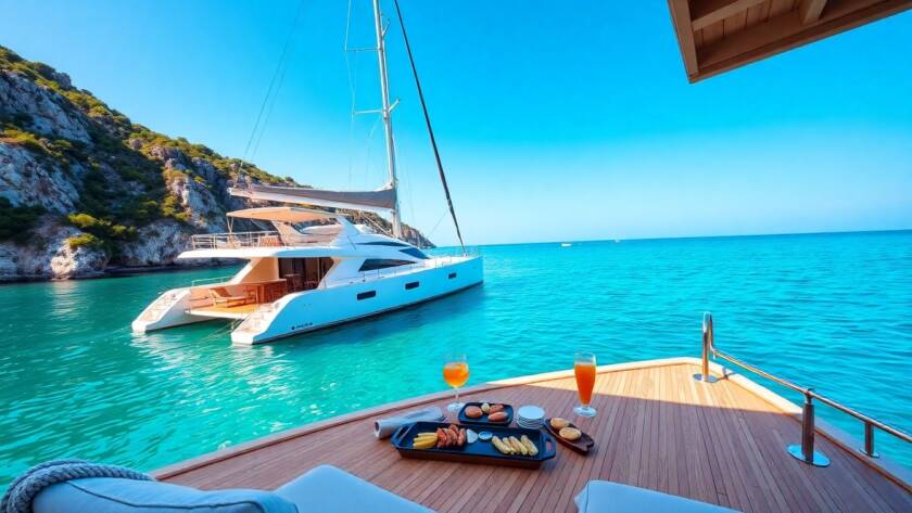 Top Destinations for Luxury Catamaran Charters in Greece