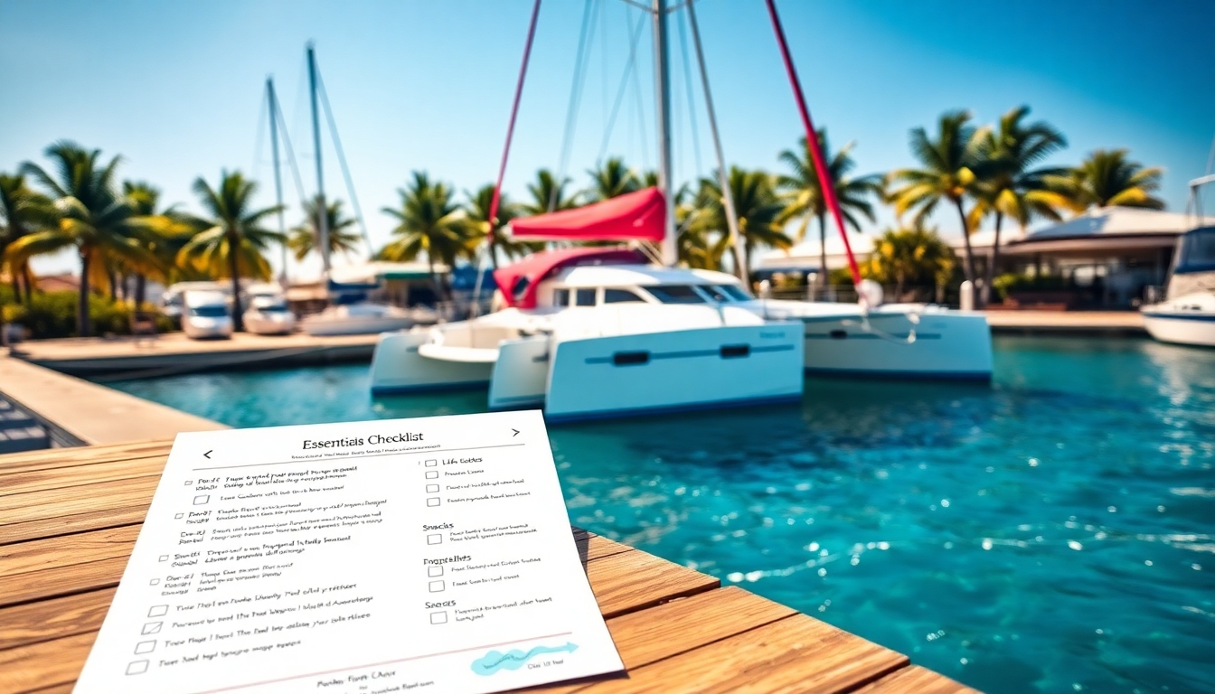 Preparing for Your Catamaran Charter